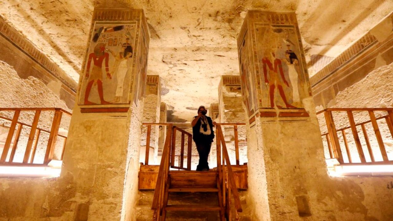 埃及开放参观超过3000年的“法老阿蒙霍特普三世”陵墓，系20年来首次