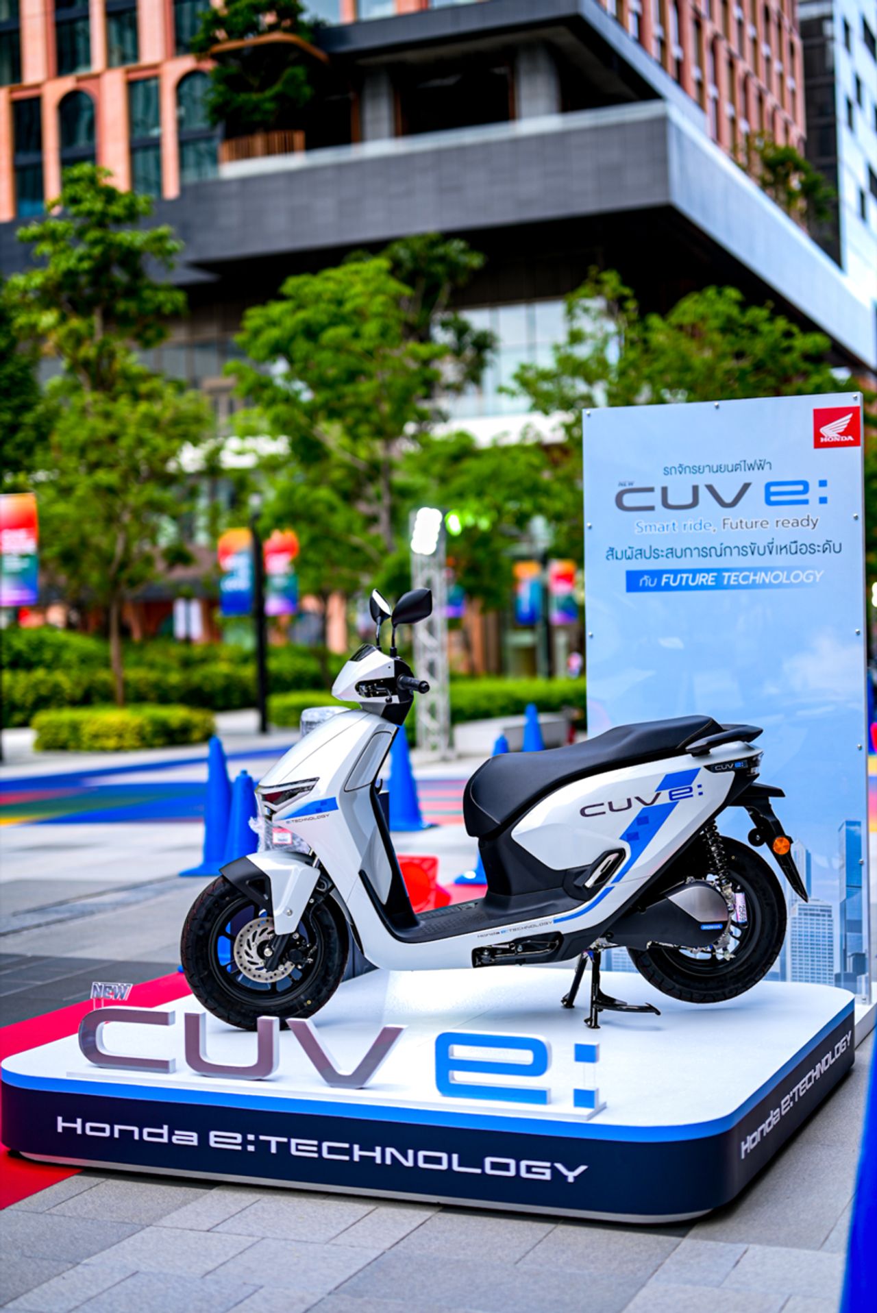 每月租金 3,500 泰铢，新款 Honda CUV e 换电电动摩托车