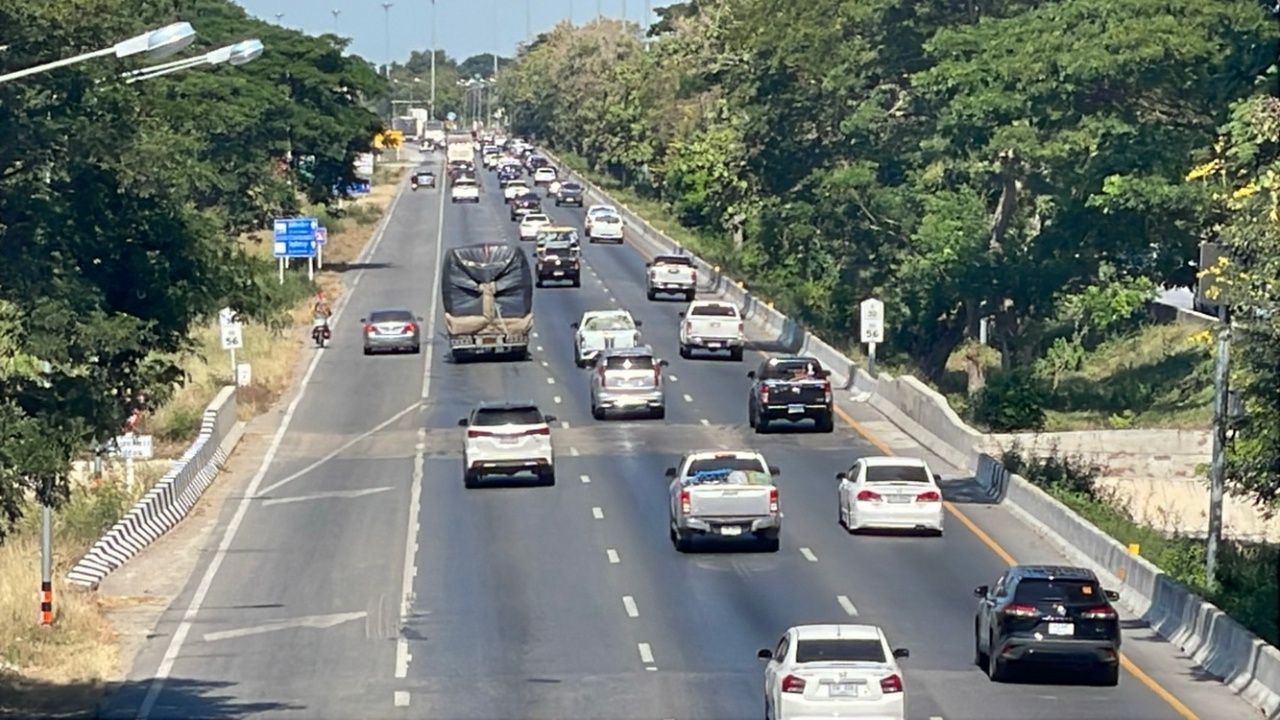 亚洲公路交通顺畅,大批民众新年假期返回北方