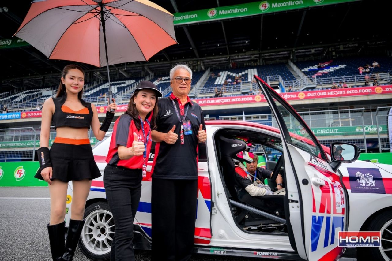 Honda One Make Race 2025 盛大开幕，Thanasiwanat和Phrachote分享首场比赛胜利