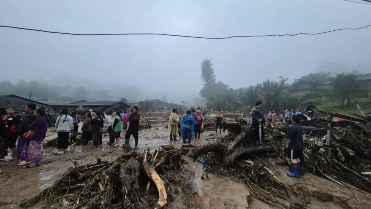 芒乌村暴雨导致滑坡，2人遇难，5人失踪，紧急援助