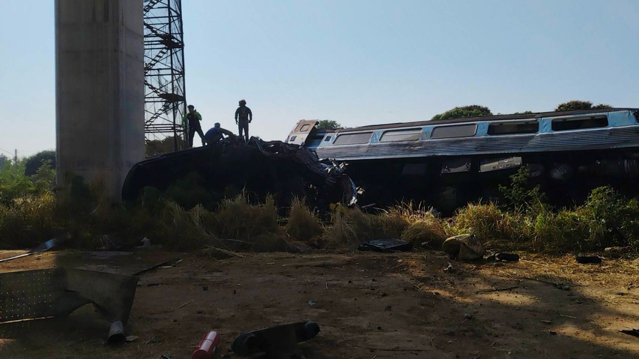 泰国铁路局初步赔偿因起重机坠落事故遇难者