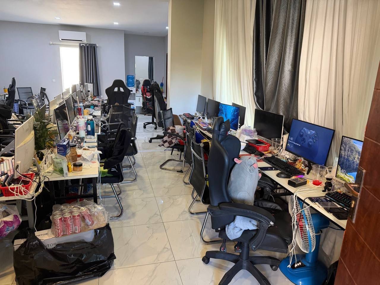 柬埔寨在金边逮捕75名泰国人 涉嫌参与网络诈骗