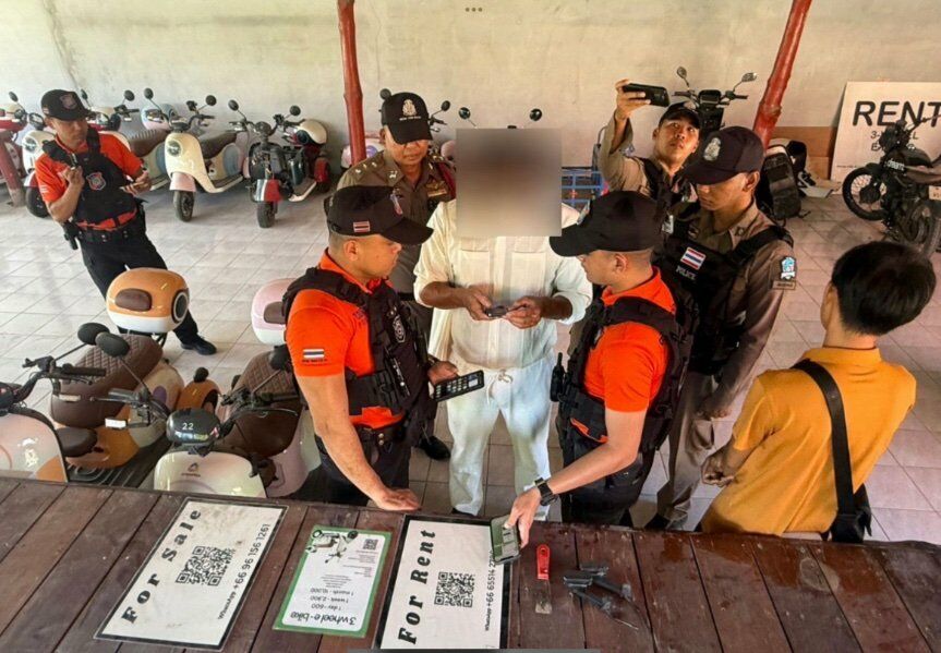加拿大人在帕岸岛因非法出租电动滑板车被抓 | Thaiger新闻