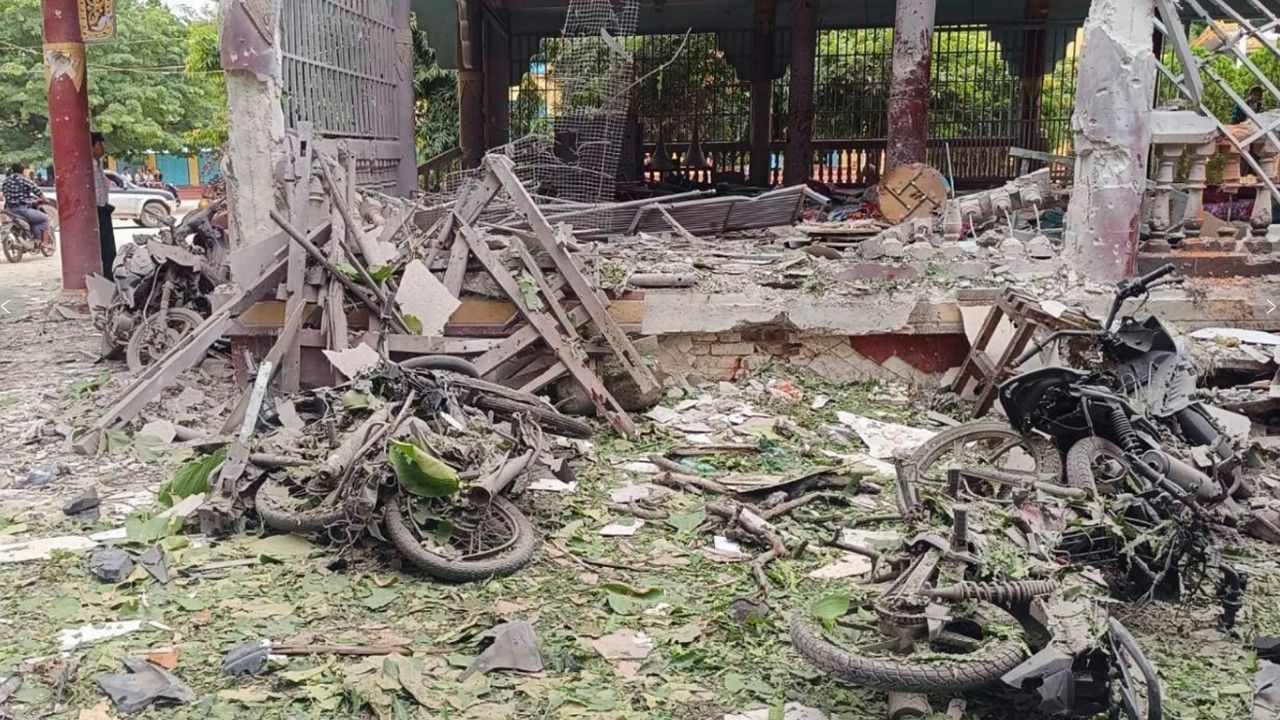 缅甸军机袭击寺庙 至少23人死亡 包括4名儿童