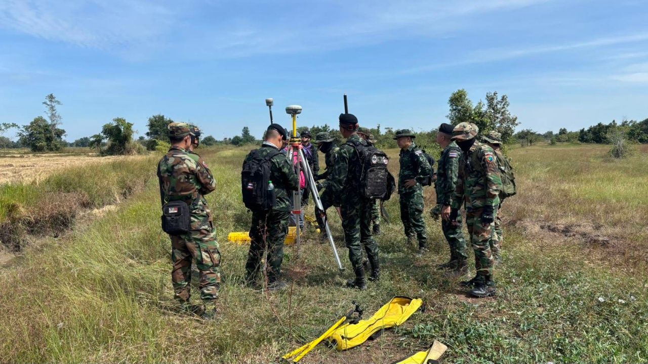 泰柬推进无意指示村临时标桩工作 无人机拍摄已达4.8公里