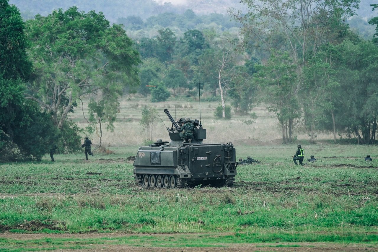 火力：M163 火神炮 泰国第5防空炮营