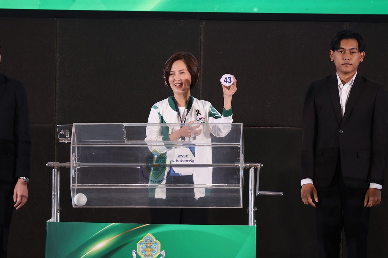 政党党派名单：联合泰国创建党为6号，经济党为11号，泰国创建新党为48号，泰爱国家力量党为21号