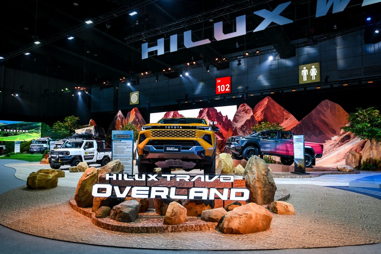 TOYOTA HILUX 由泰国制造的皮卡出口至全球133个国家，销量超过460万辆