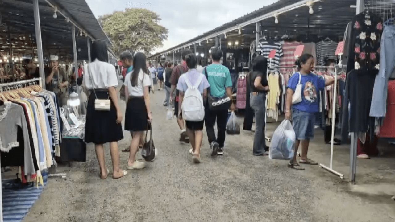 武里南气温持续下降，市民抢购二手冬衣，日销售额飙升至2-3千泰铢