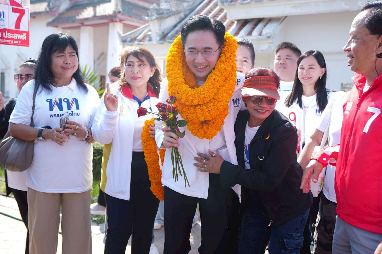 “Yoschanan”宣布包揽北榄府全部8个选区，有信心人民党达府选票将转向为泰党