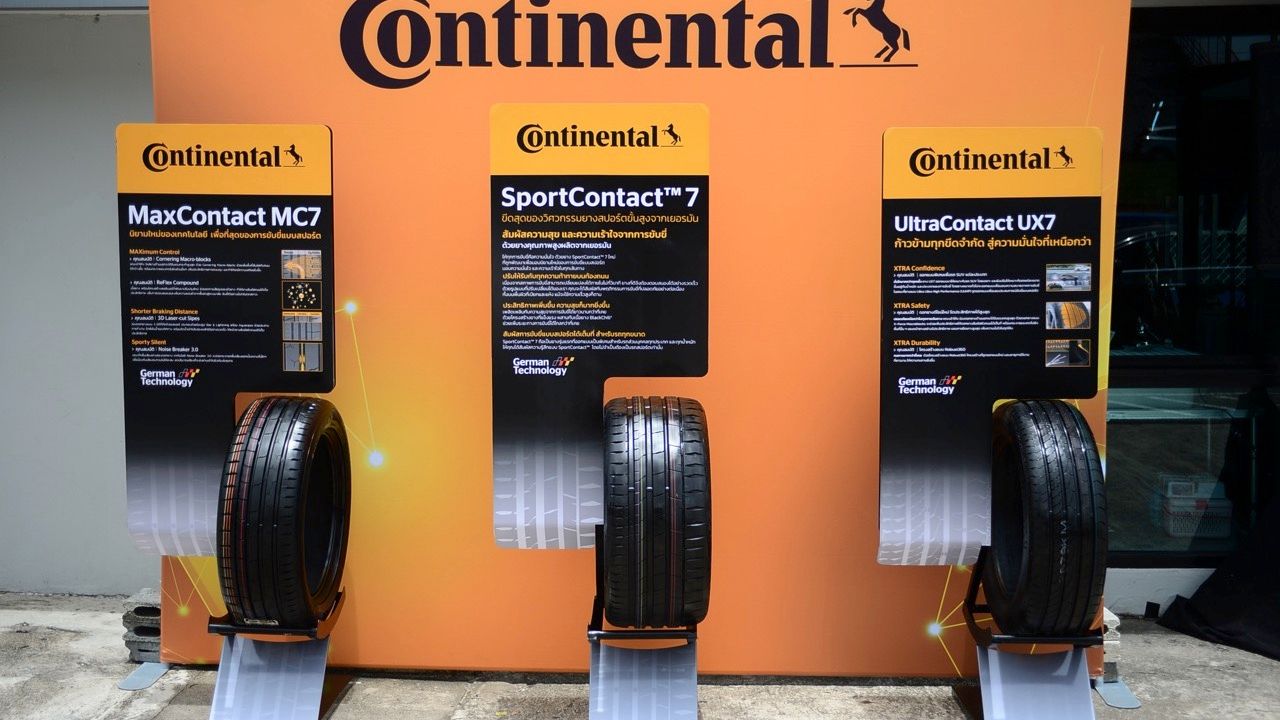 在 Continental Experience 2025 测试三款新轮胎的性能