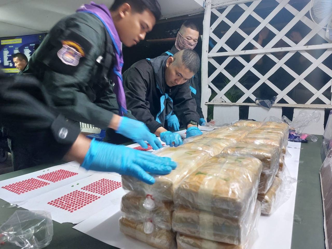 跨境毒品路线涌入“泰国-老挝”边境