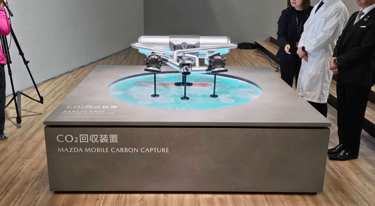 马自达移动碳捕获设备可回收20%的尾气