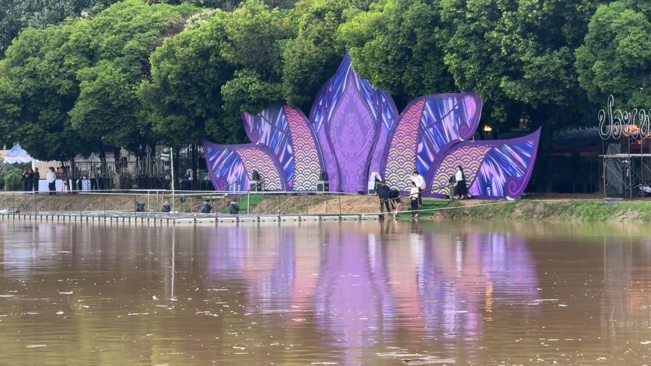 指示加强管理游客放水灯节“清迈宜宾”,湄南平水位持续上升