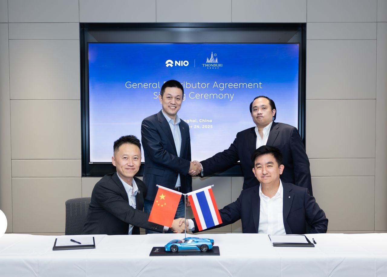 电动车依旧受欢迎,丹努里集团携手蔚来进军泰国高端电动车市场