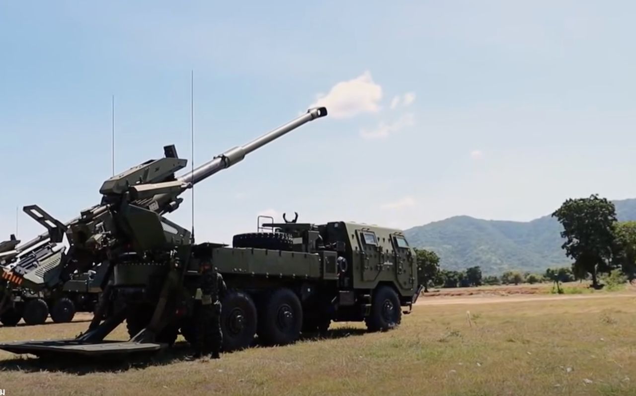 精确无比的M758 ATMG自行火炮,由泰国制造