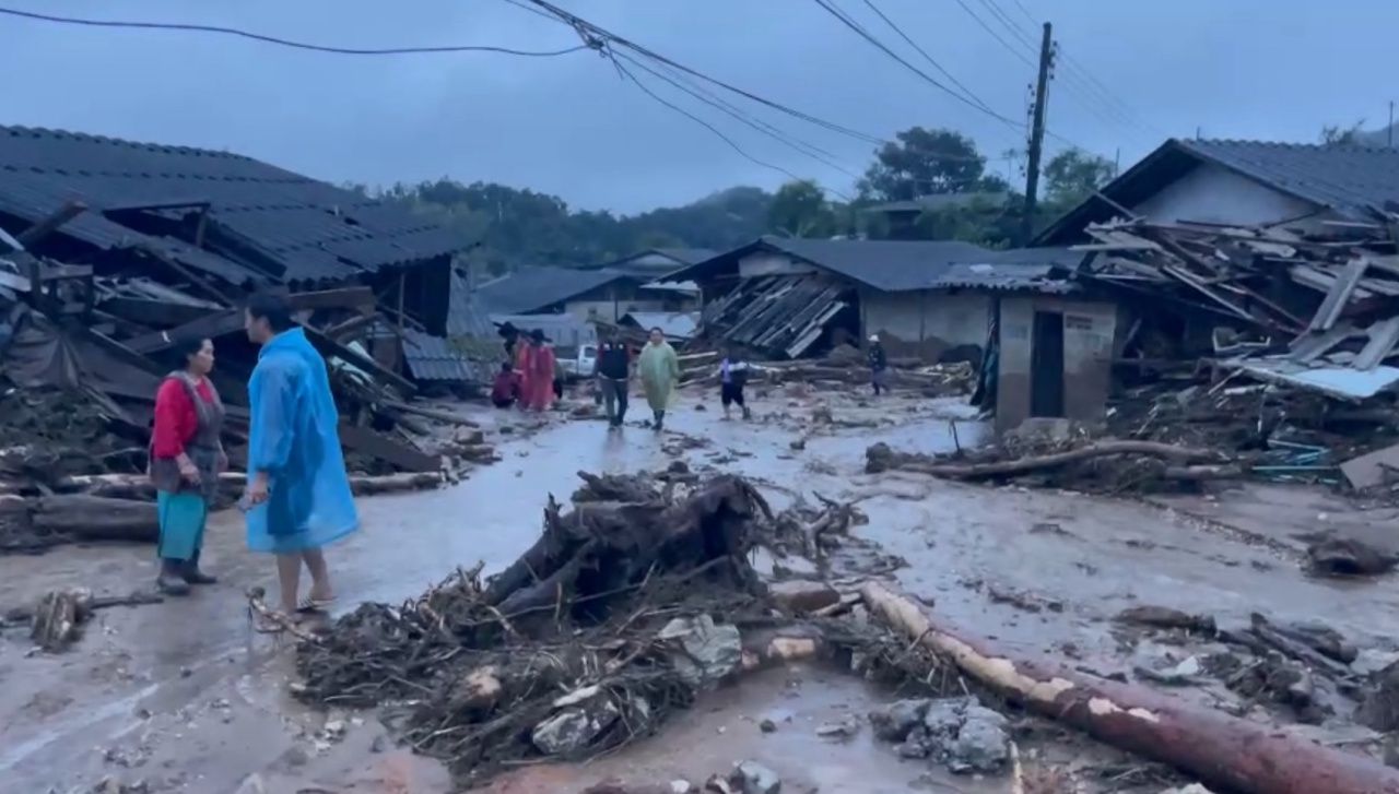 芒乌村暴雨导致滑坡，2人遇难，5人失踪，紧急援助