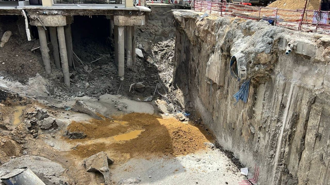 MRTA 调整计划:使用8000方沙土修整下陷道路 预计10月9日开放通行