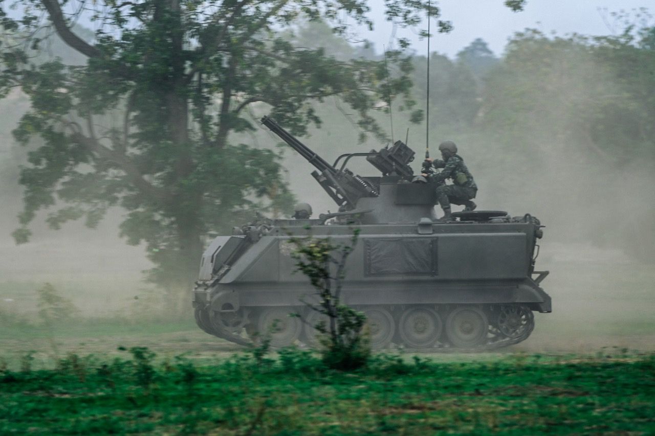 火力：M163 火神炮 泰国第5防空炮营