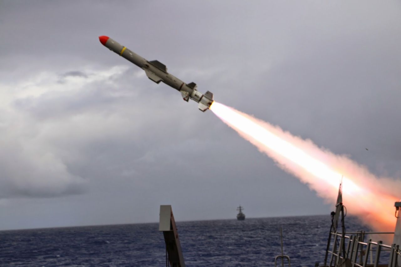 死神之矛,泰国皇家海军的鱼叉导弹