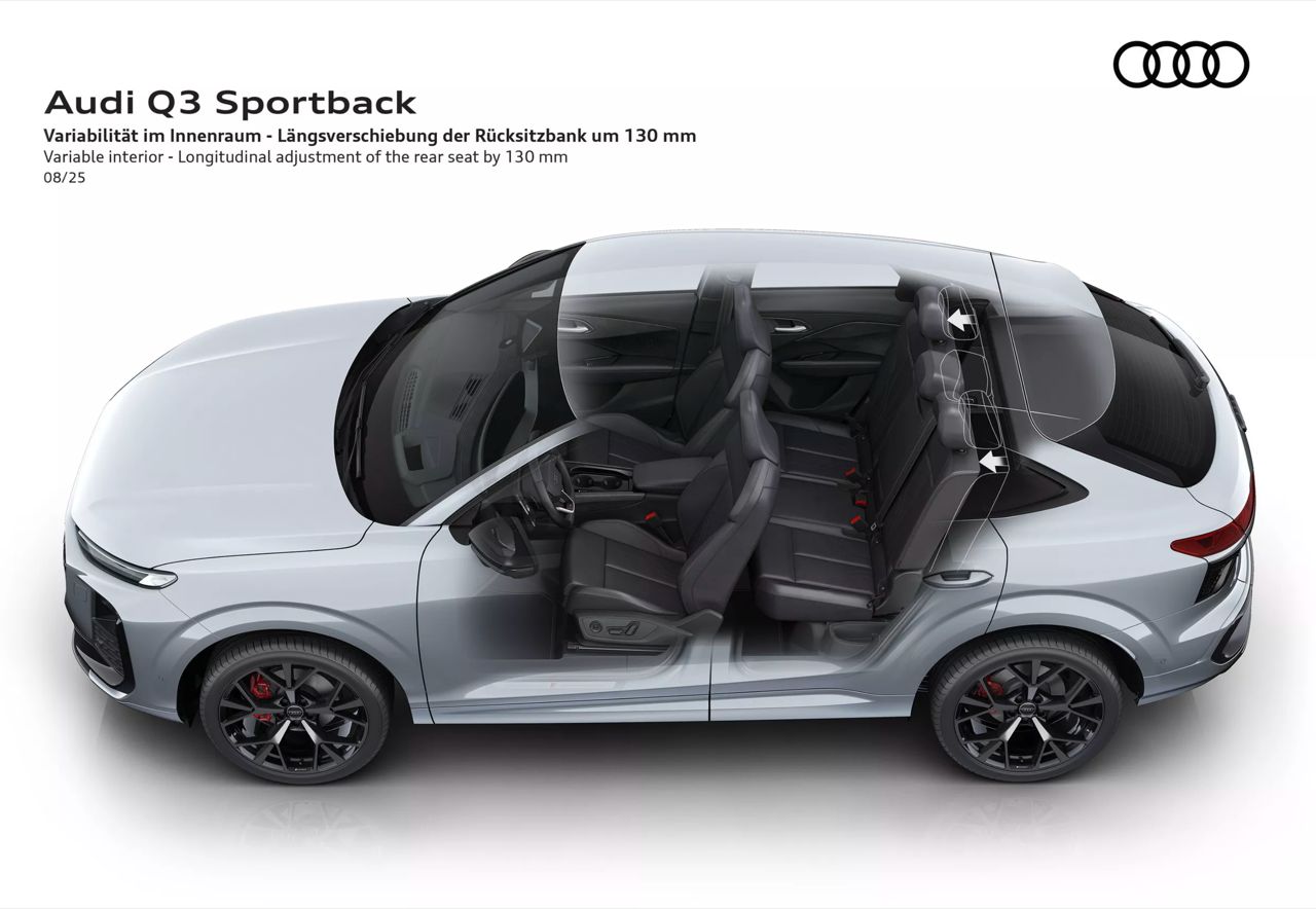 多帅气！奥迪推出全新Q3 Sportback 2026