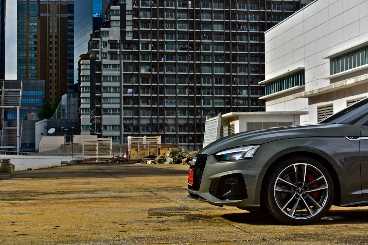 测试 AUDI A5 COUPE 45TFSI QUATTRO S LINE BLACK EDITION