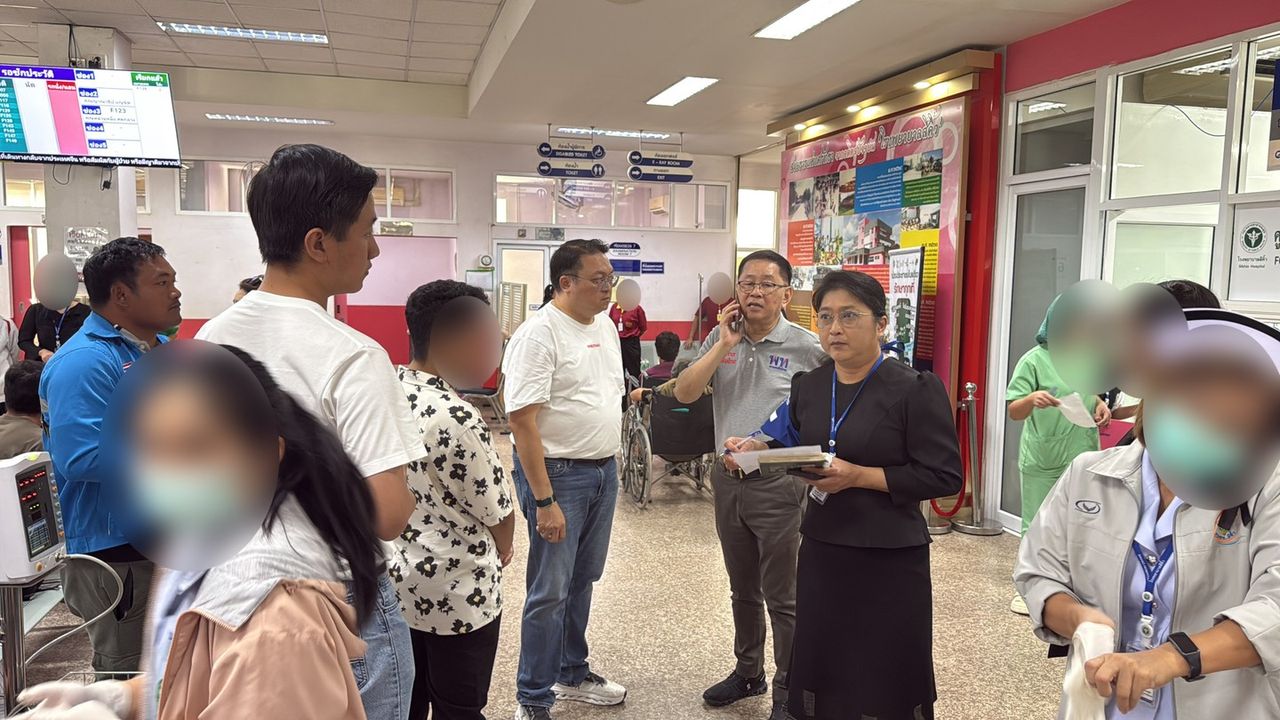 为泰派“巴素”前往协助铁路坍塌事故，“阿祖”对遇难者表示哀悼