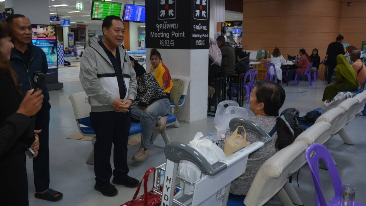 “达威” 物资支援合艾中央厨房 “皮拉潘” 检查帕帕勇医院损失