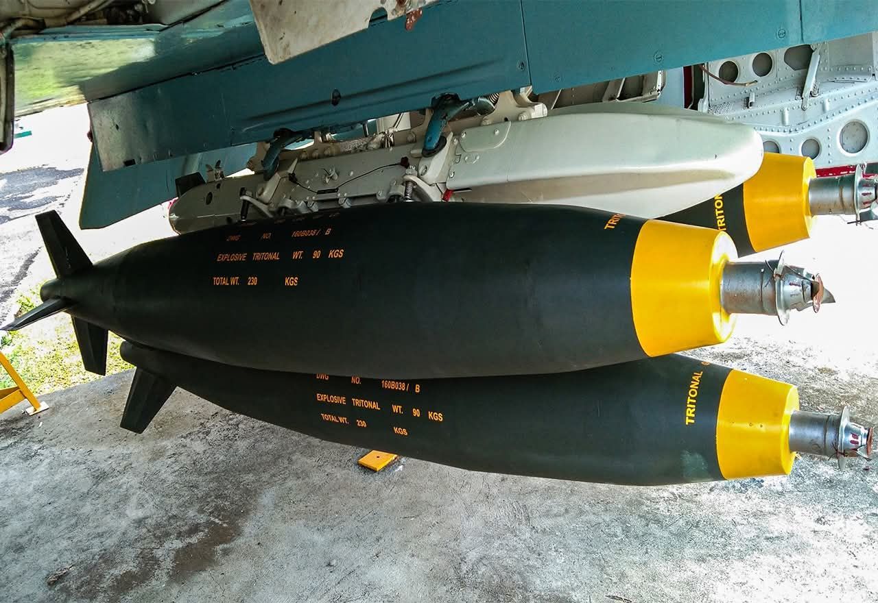 泰国产Mark 82炸弹精准打击