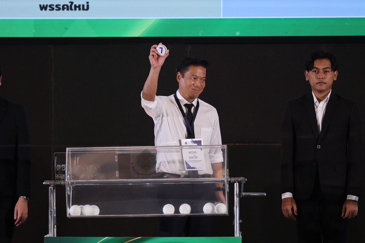 政党党派名单：联合泰国创建党为6号，经济党为11号，泰国创建新党为48号，泰爱国家力量党为21号