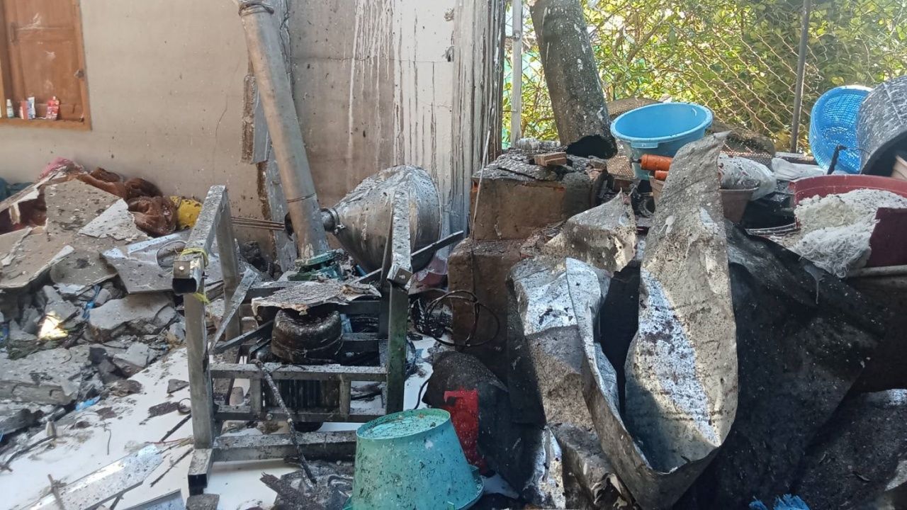 泰国夜丰颂府拜县米粉压机爆炸 致一死两伤