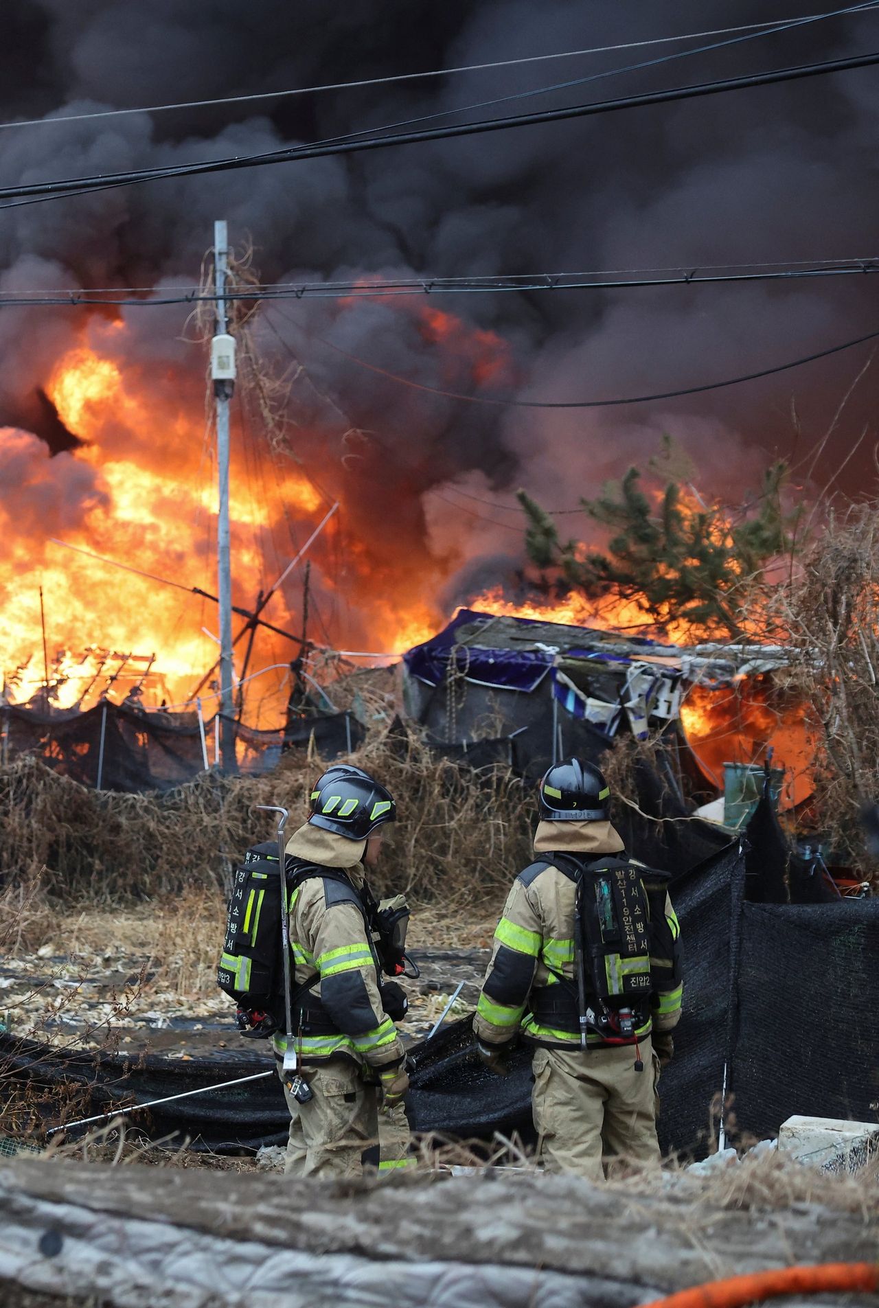 紧急！江南区拥挤社区发生大火，近300名消防员紧急出动，疏散居民