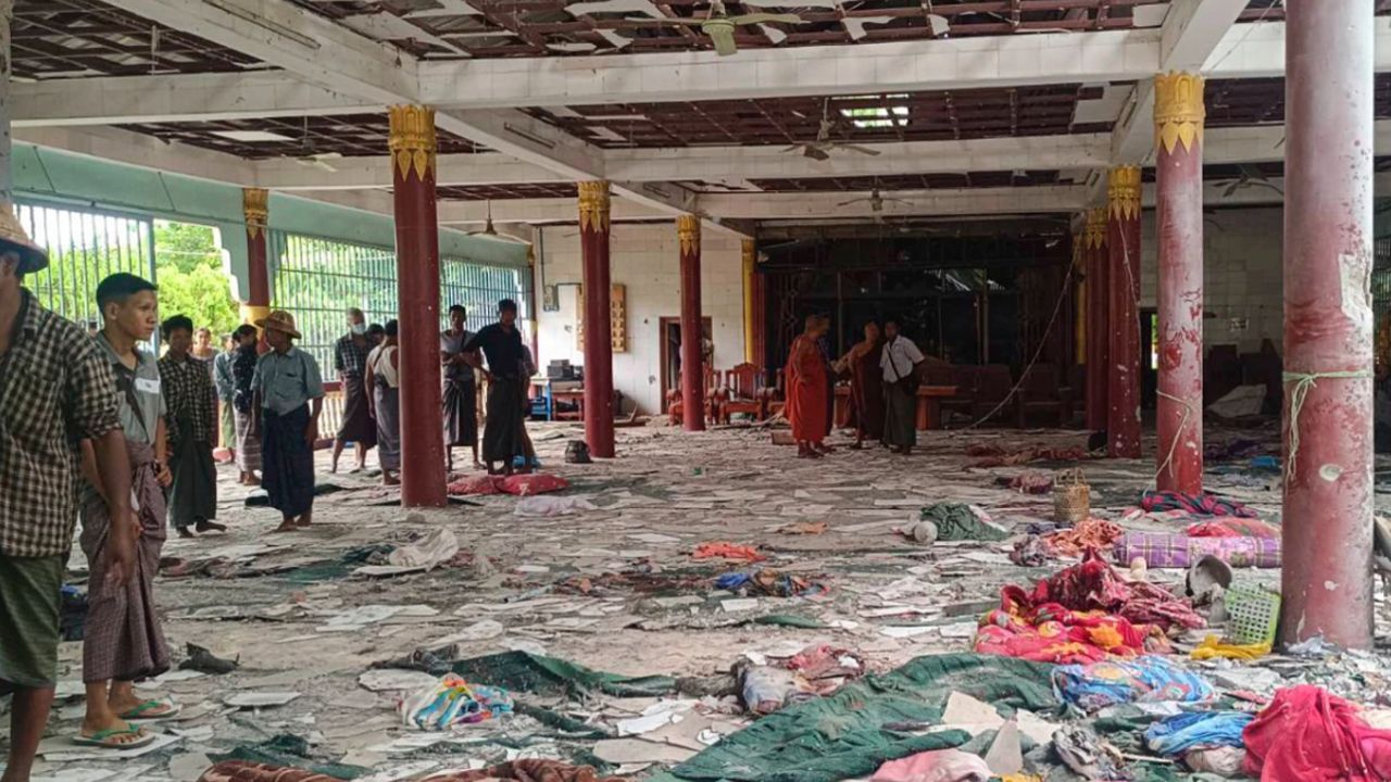 缅甸军机袭击寺庙 至少23人死亡 包括4名儿童