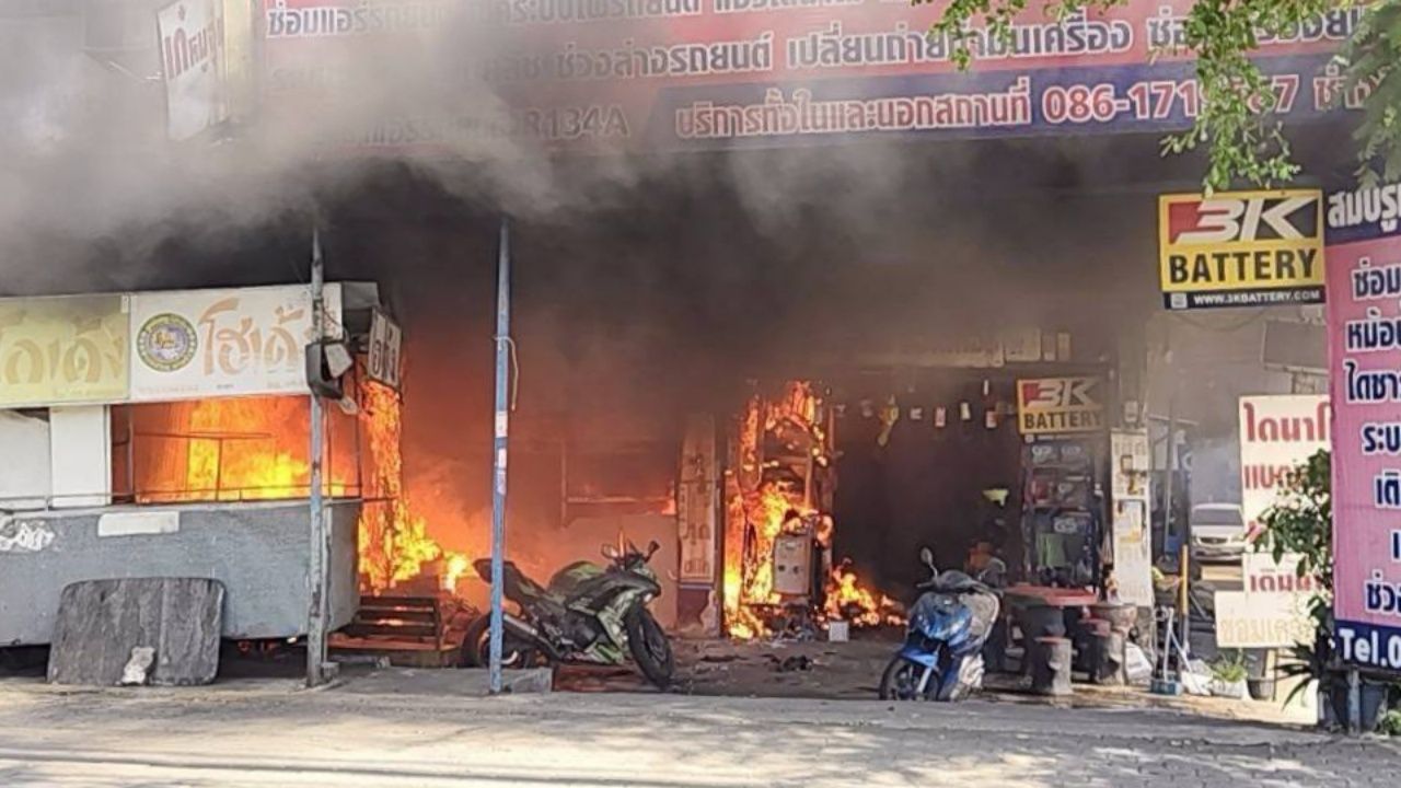 悲剧 商业大楼火灾 三名母子被困火海中，紧紧相拥而亡