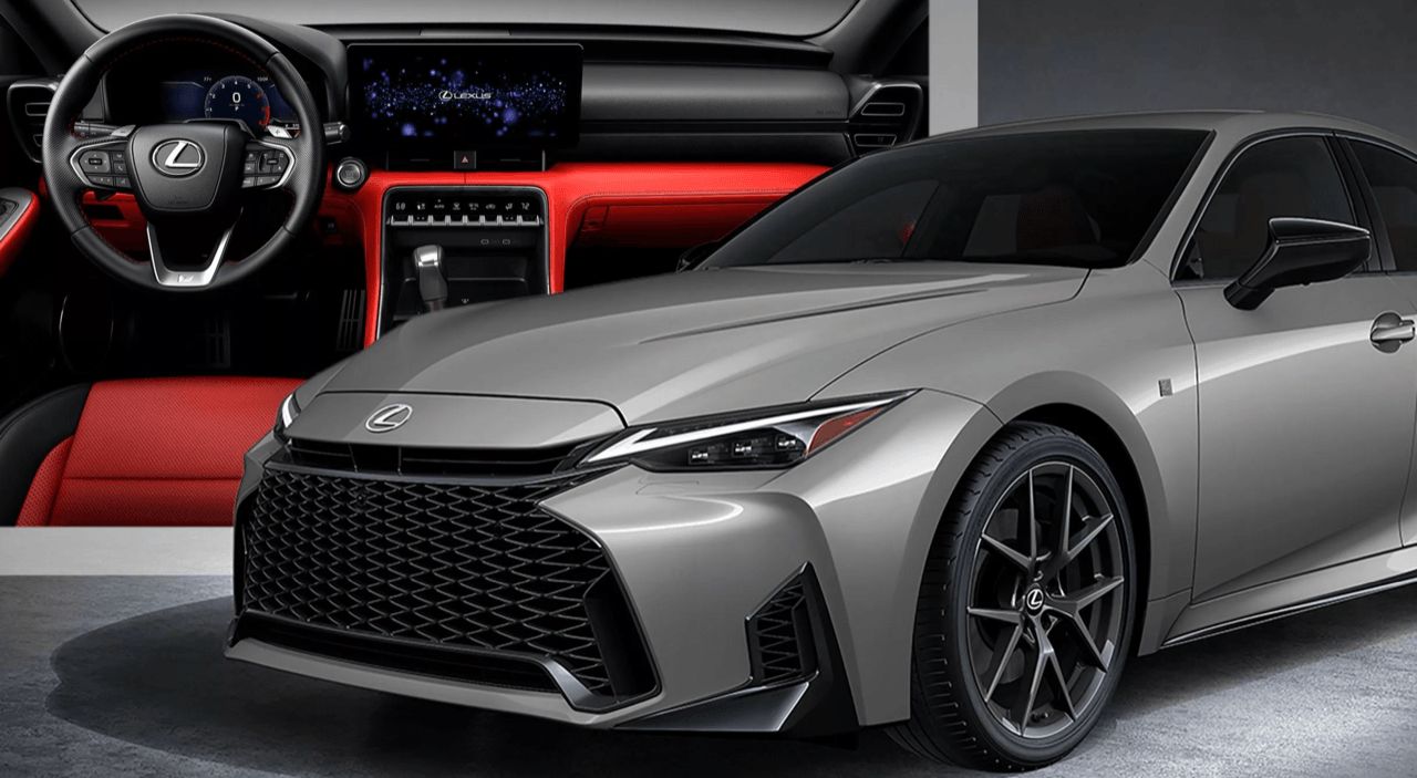 外观帅气的2026款全新LEXUS IS FACELIFT
