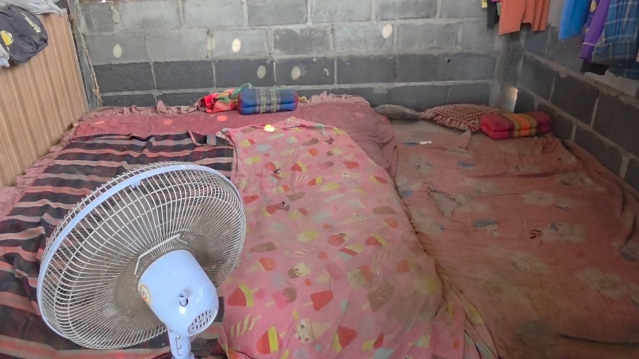 回家探访受BM-21爆炸波及受伤的前线士兵“拉力”