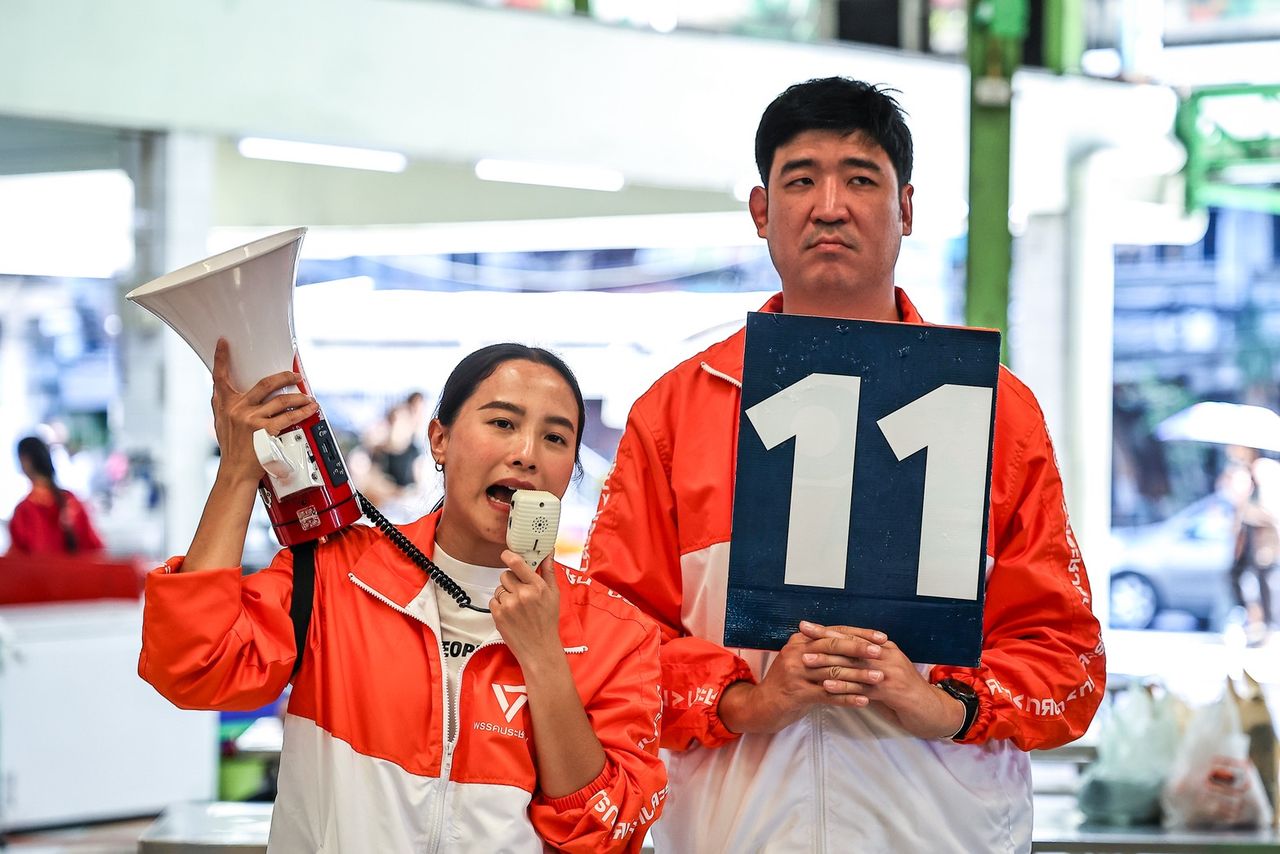 “泰披叻”为“爱冰”竞选助势:告诫灰色势力勿妄自侵入