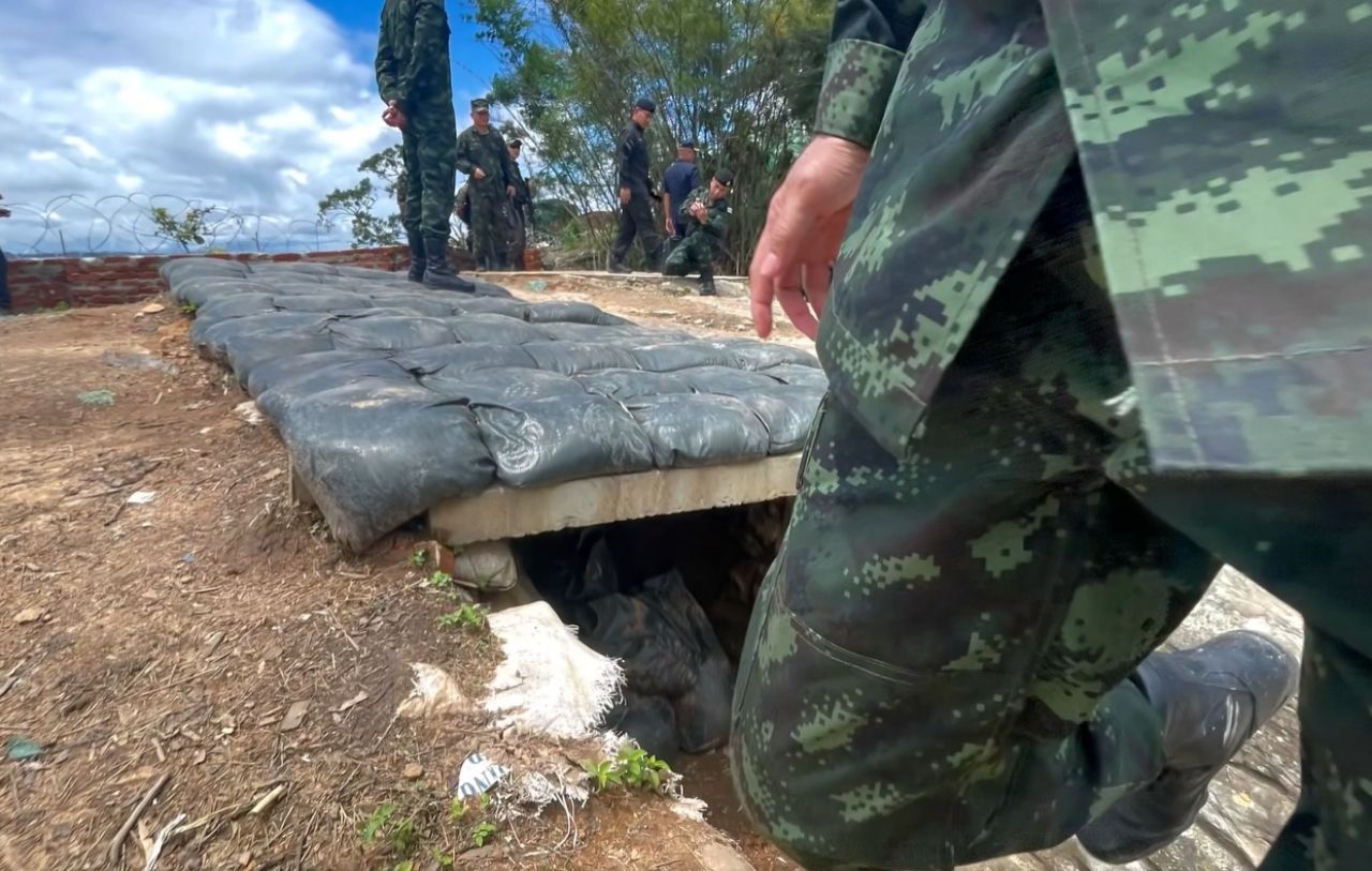 鸟指挥官带你看“避难通道”在普姆蜜山，柬埔寨士兵用其埋伏射击和逃跑