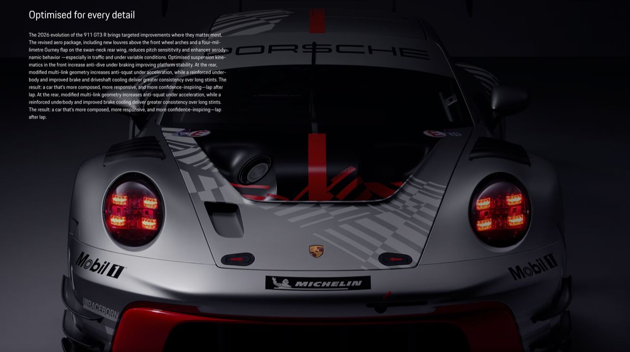 Porsche 911 GT3-R 2025 赛道之王