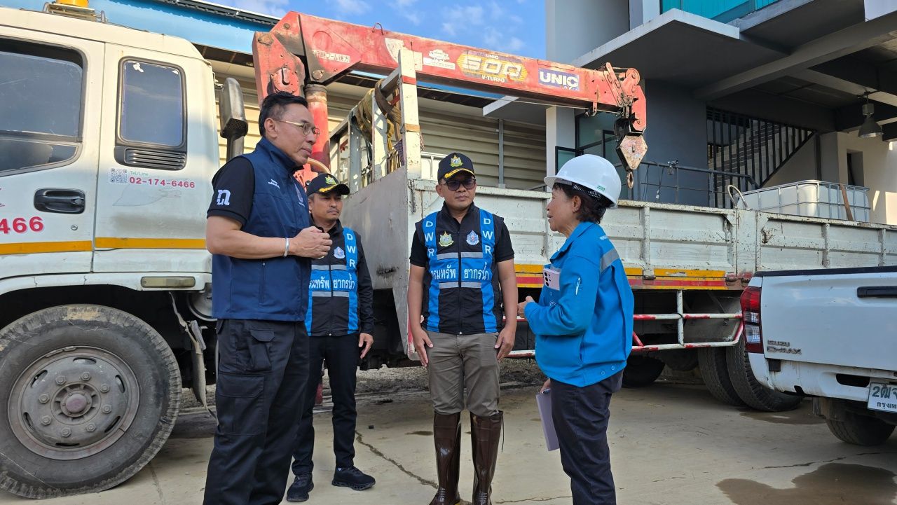 水资源部副部长透露，2568年12月3日合艾自来水将100％投入使用