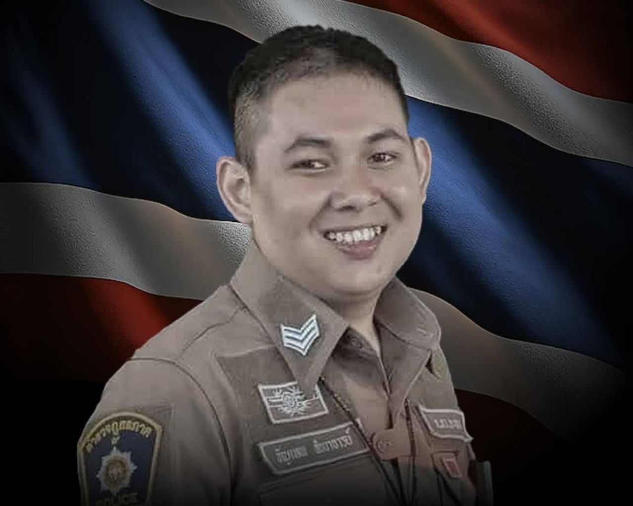 罪犯伏击警员 ธัญเทพ 于กรงปินัง警察局执行公务时牺牲