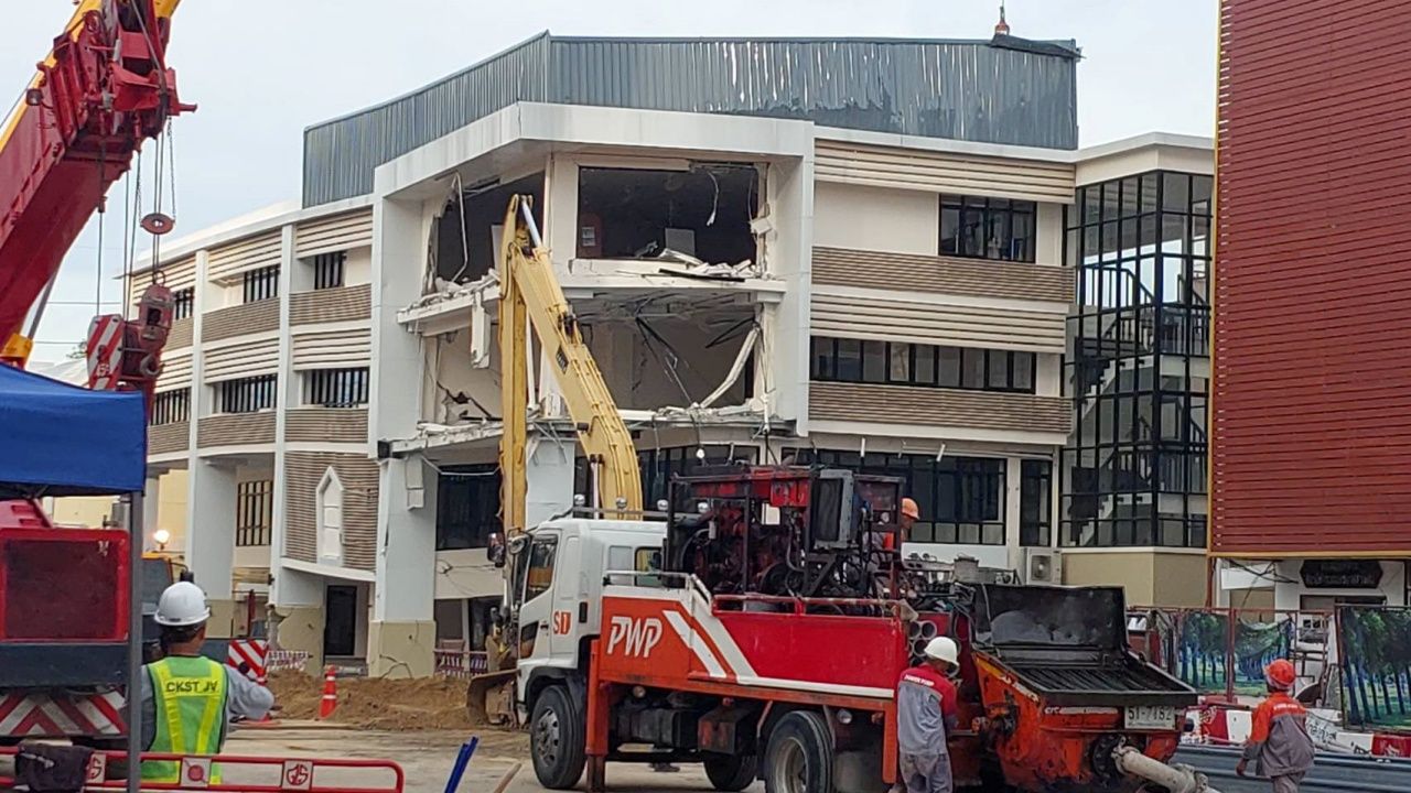 拆除三森派出所建筑，须进行24小时安全评估并增强土壤稳固