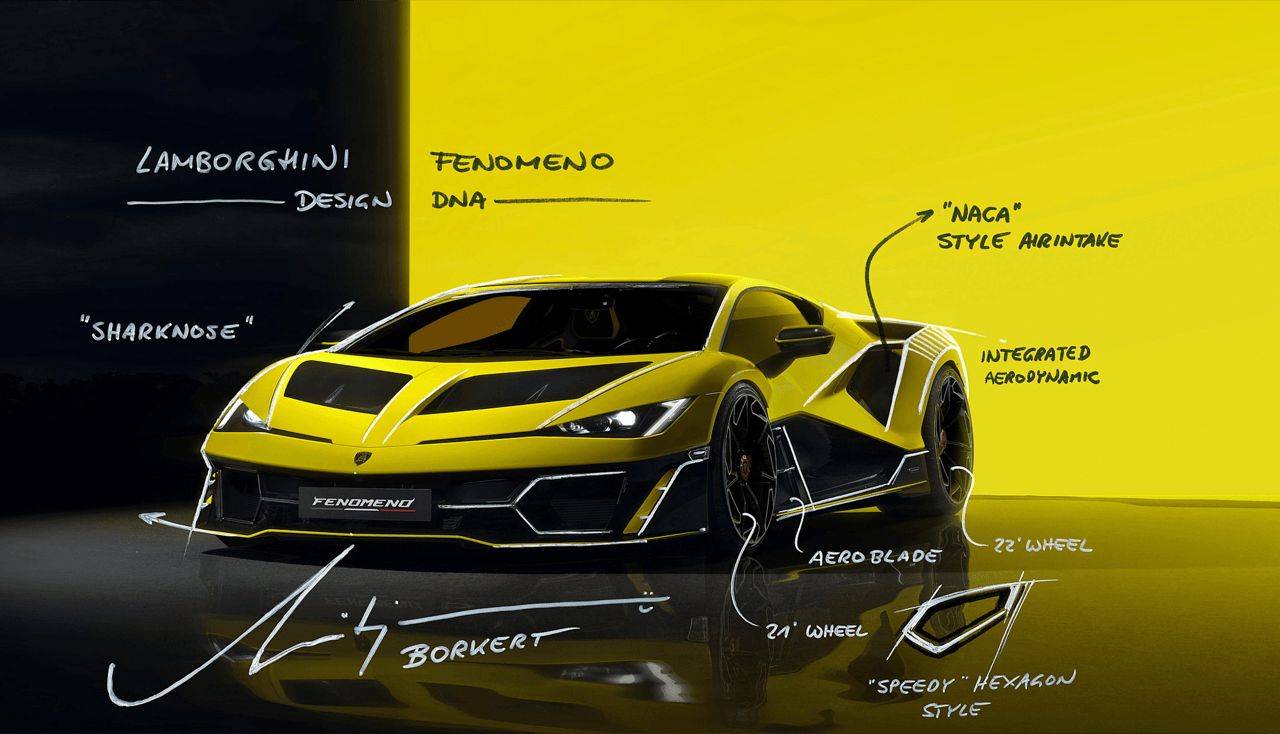 发布历史最强的 Lamborghini Fenomeno V12