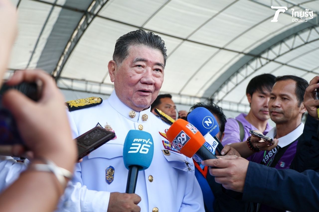 “ภูมิธรรม” 表示尚未收到调整内阁的信号，内政部是否移至泰国党由总理决定