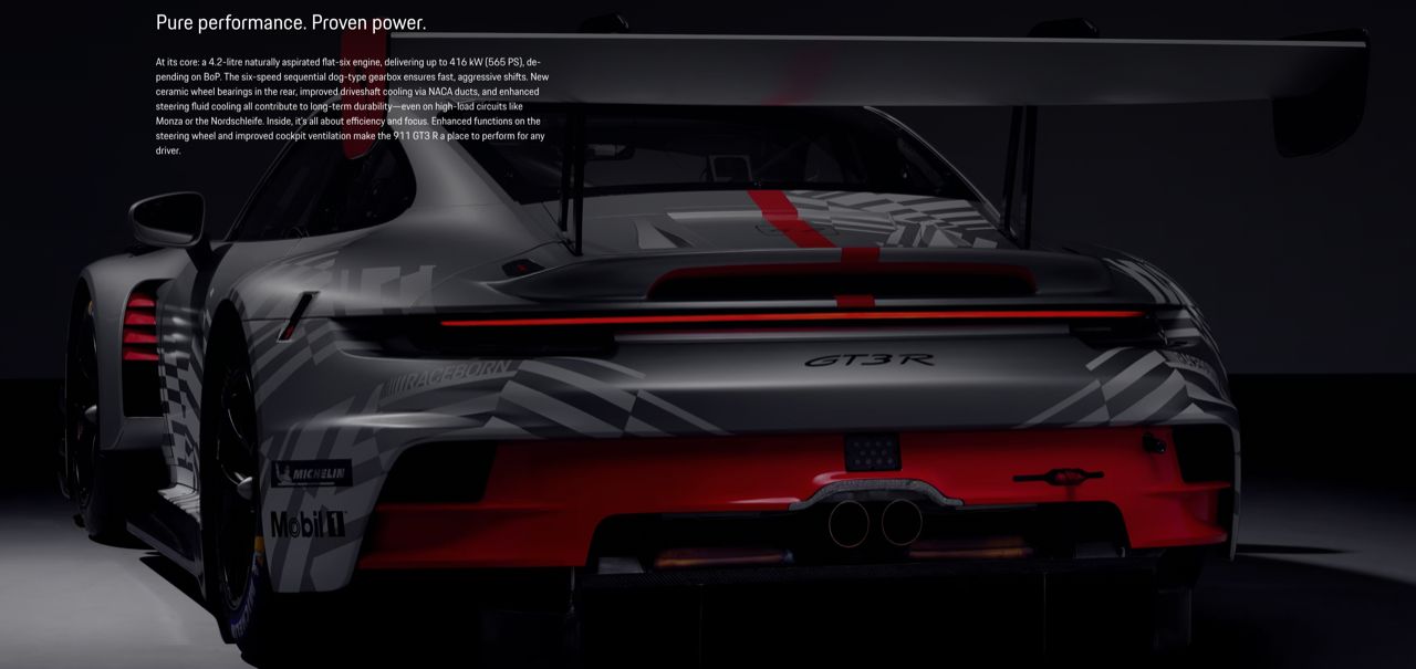 Porsche 911 GT3-R 2025 赛道之王