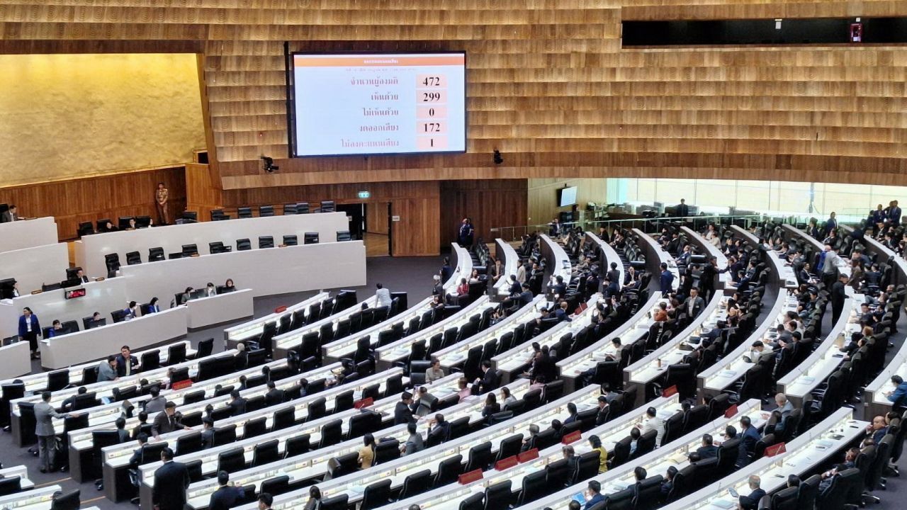 政府投票支持 พบ 6 为泰党议员支持大赦112 “วรศิษฎ์” 解释投票误会