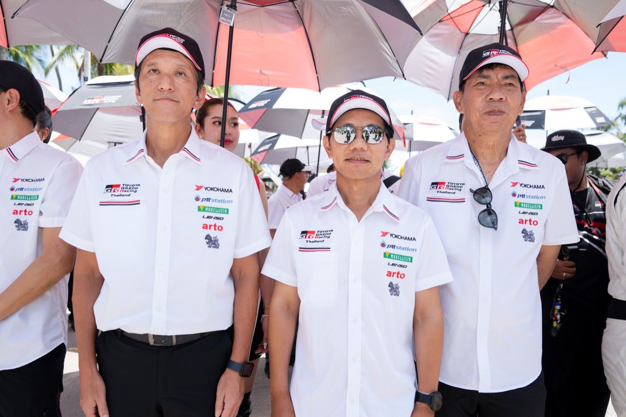 Toyota Gazoo Racing Thailand 第一次比赛在邦盛街道赛道的竞赛结果