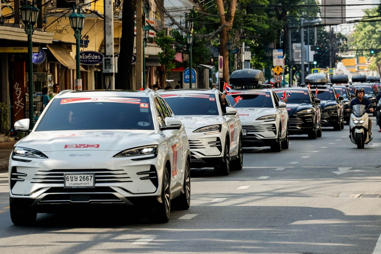 车辆市场：BYD SEALION 6 DM-i 计划从泰国到中国5,000公里旅程