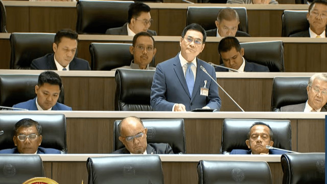 “朱林” 重申“民主党”的立场，不触动第1-2章，符合泰自豪党草案及联合政府